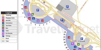 Карта на Рио де Жанейро летище