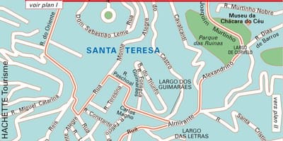 Санта Тереза, Рио де Жанейро карта
